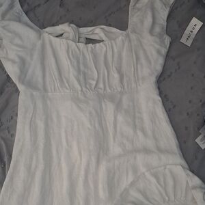 PacSun White Midi Dress